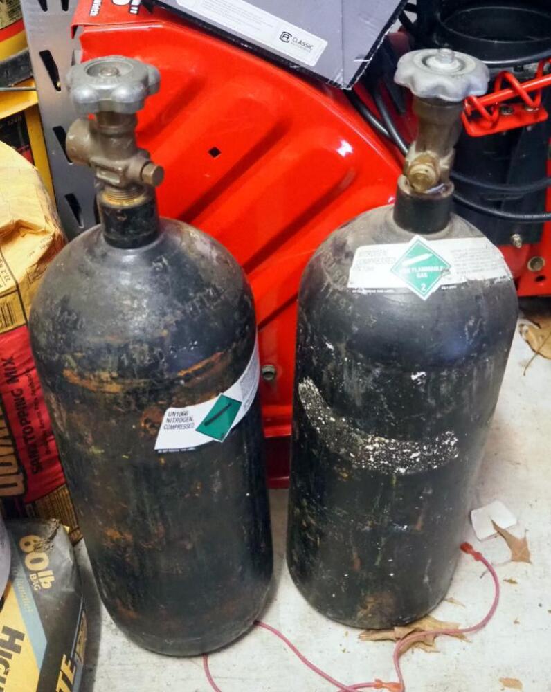 21 cubic ft. nitrogen tank - HVAC TOOLS