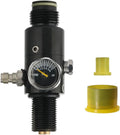 HPA Tank Regulator, Input 4500psi Output 1200Psi Tank Regulator Air Tank Regulator with Gauge HPA Cylinder Regulator