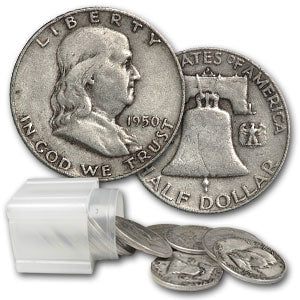 Franklin Half Dollar — 20-Coin Roll