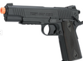 Cybergun Colt Licensed 1911 M45A1 CO2 "High Efficiency" Airsoft High Power Gas Pistol (Model: Black / Gun Only)
