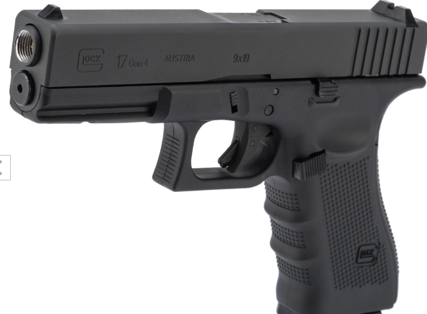 Spartan / Cybergun Licensed GLOCK 17 Gen 4 CO2 Gas Blowback Airsoft Pistol - LE / Military ONLY (Package: Gun Only)