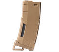 Lancer Tactical Airsoft M4 M16 Series Polymer 130 Round Transparent Window High Speed Mid-Cap Airsoft Magazine- Pack of 5