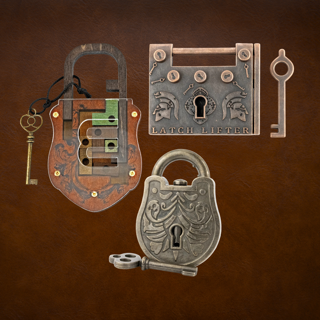 Magic Trick Locks Collection (3 locks) - Level 3/5 Difficulty