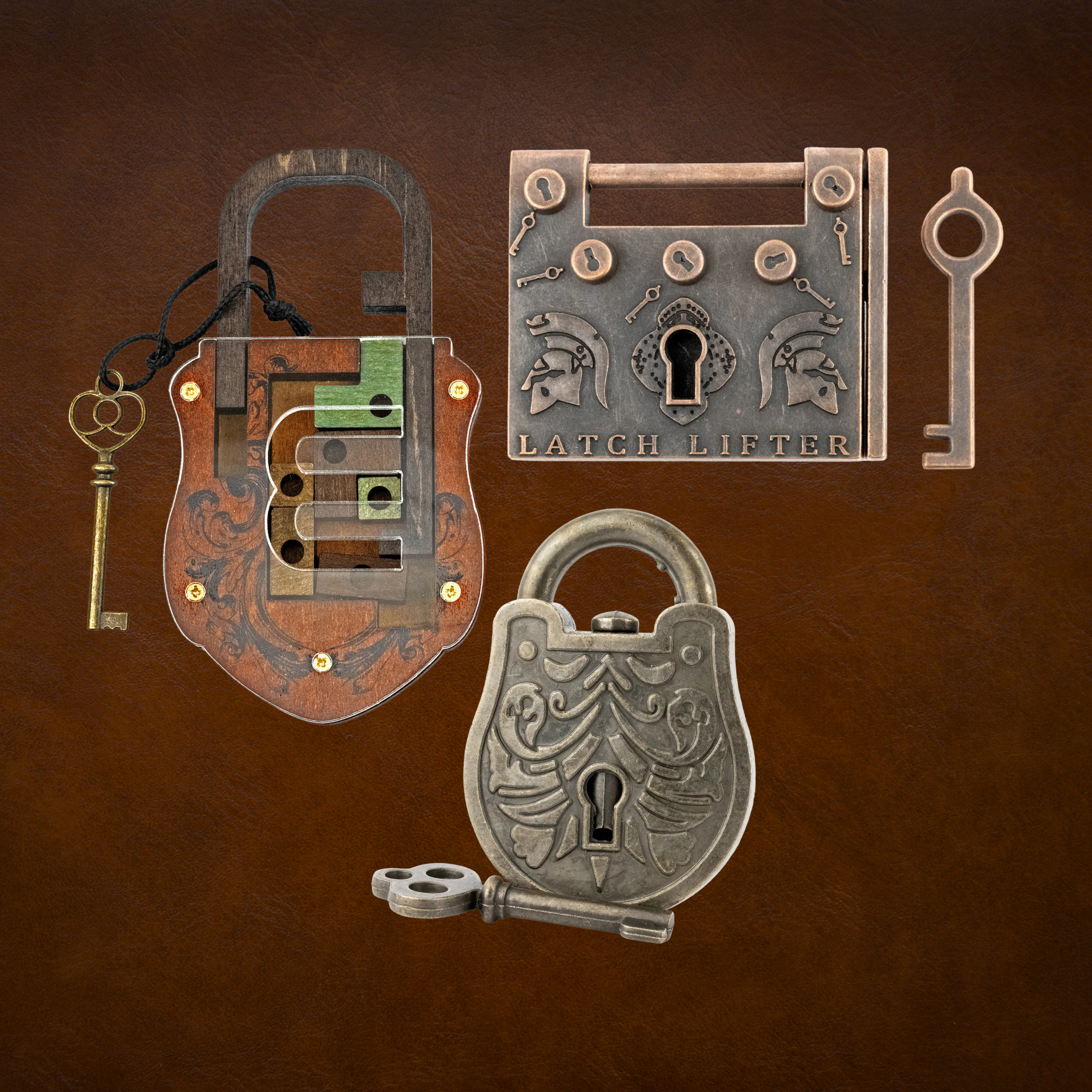Magic Trick Locks Collection (3 locks) - Level 3/5 Difficulty