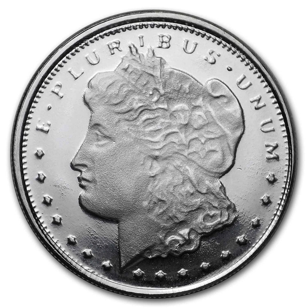 1/10 oz Morgan-Style Pure Silver Rounds