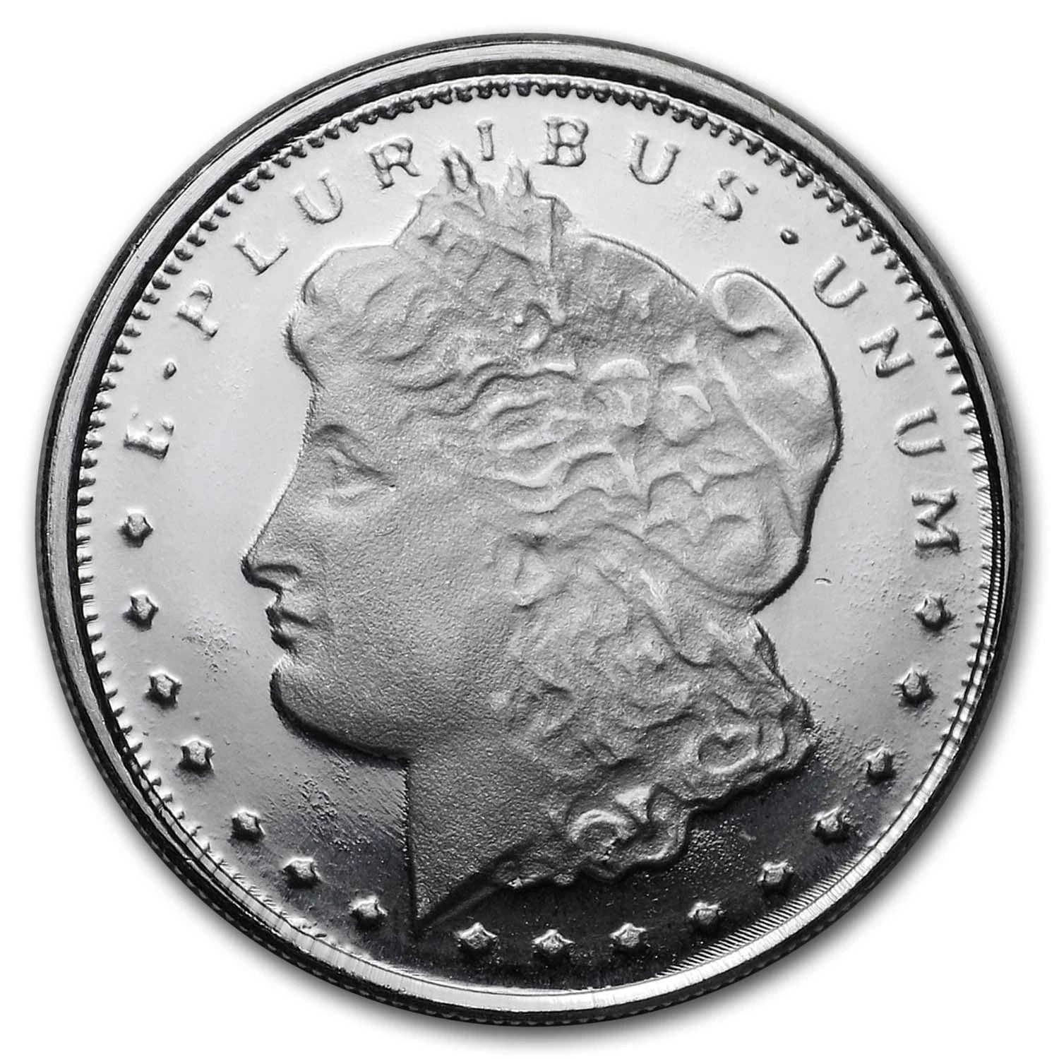 1/10 oz Morgan-Style Pure Silver Rounds