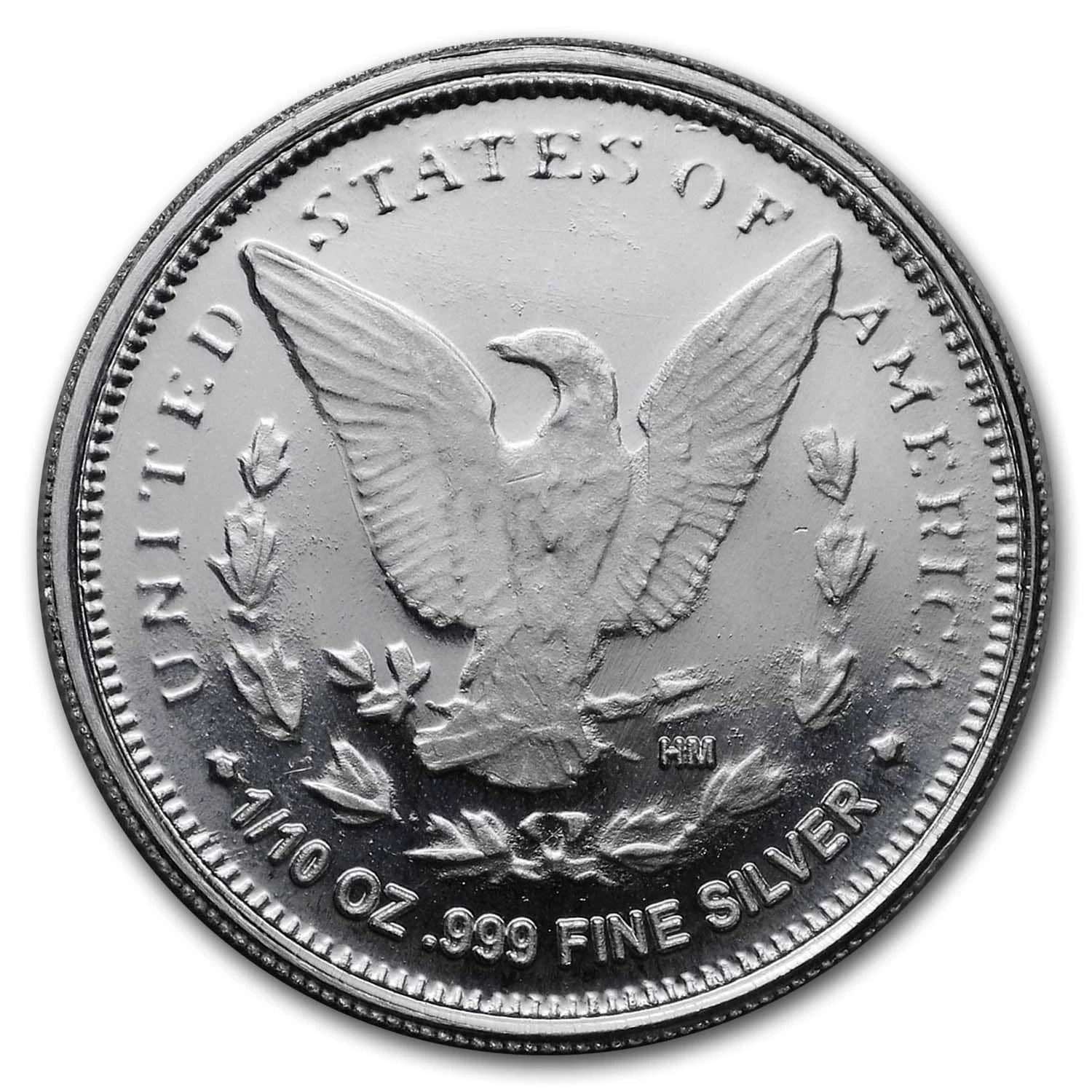 1/10 oz Morgan-Style Pure Silver Rounds